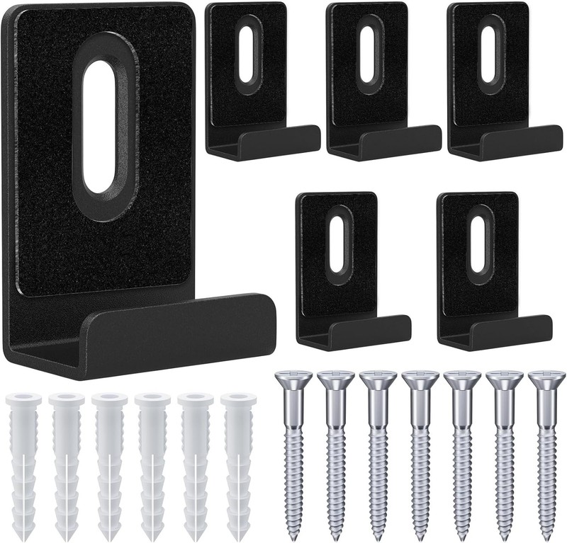 6Pcs Metal Mirror Clips, Mirror Hanging Kit, 1/2″ Wide Channel, Heavy Duty, B…