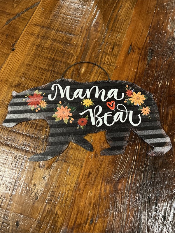 Mama Bear Rusty Roof Studio Sign ￼