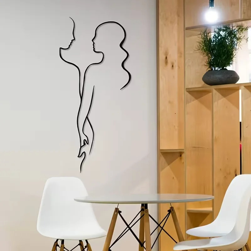 Abstract Couple Wall Decal Removable Sticker for Bedroom Living Room gallery