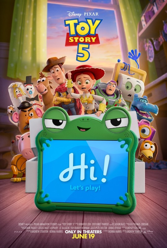 Toy Story 5 Movie Poster Print 12x18 24x36 Art Home Theater Film