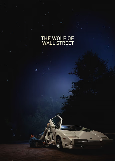 The Wolf of Wall Street Movie (2013) Poster No Frame, Comedy Movie Print