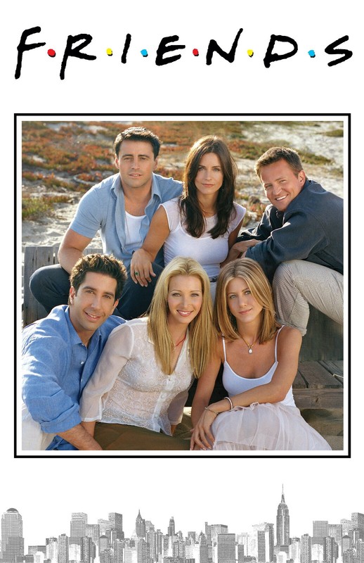 AA1523 Friends Show By Marta Kauffman 1994 Ocean Movie Poster 11×17
