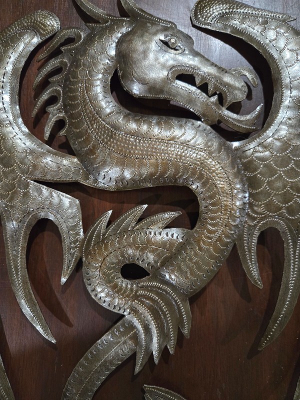 Tin Decorative Dragon- Approx. 16 inches