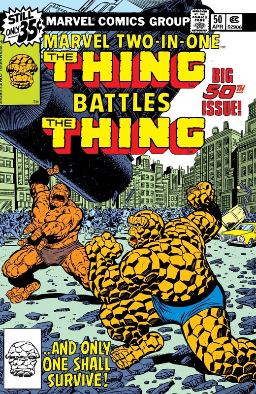 MARVEL TWO-IN-ONE #50 COMIC COVER 11"x17" POSTER PRINT