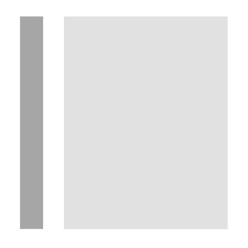 5-1/2 In. X 5/8 In. X 96 In. Baseboard White Prepainted Waterproof PVC Moulding gallery