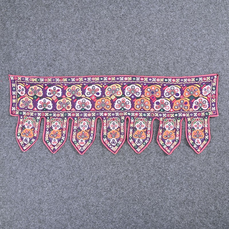 Traditional Decorative Mirror Work Hand Crafted Wall Hanging Toran Bandanwal gallery