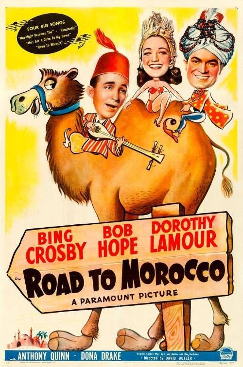 Road to Morocco 1942 27″x40″ One Sheet Size Poster Movie Bob Hope Bing Crosby