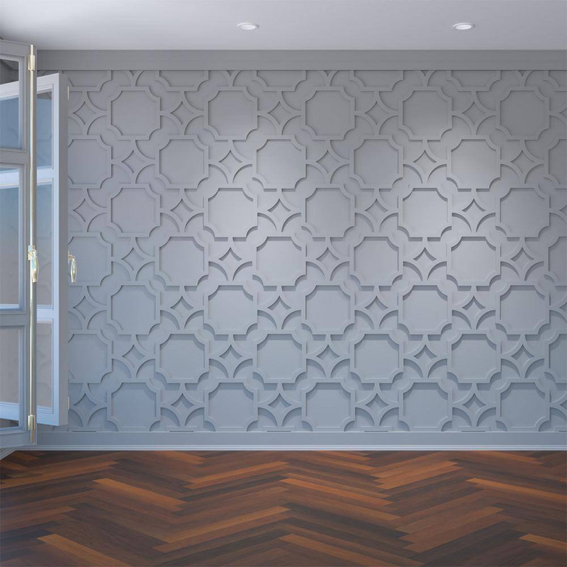 27 7/8 In.W X 15 3/8 In.H X 3/8 In.T Medium Anderson Decorative Fretwork Wall Pa