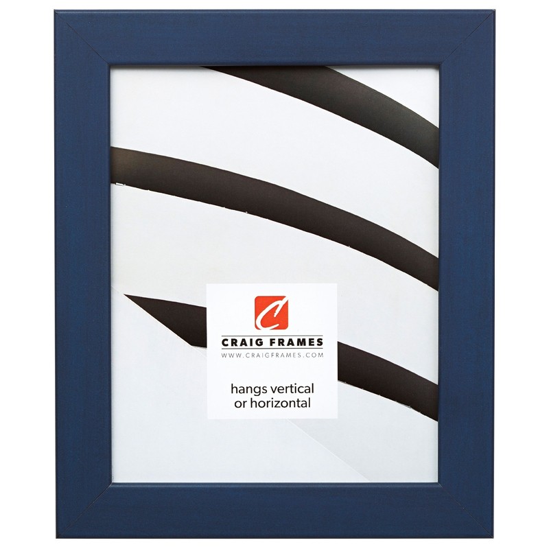 Craig Frames Colori 125, 1.25 Inch Wide Modern Blue Picture Frame