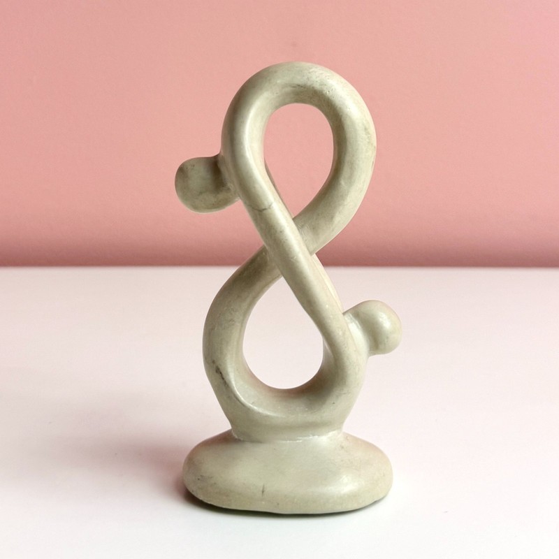 Soapstone Infinity Figures Sculpture