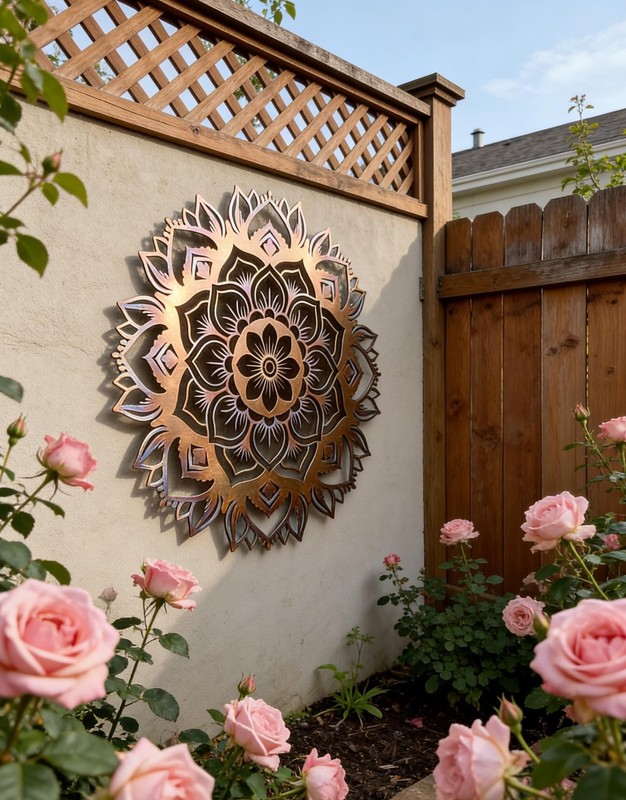 Sri Yantra Metal Wall Art, Sacred Geometry Spiritual Decor Gift gallery