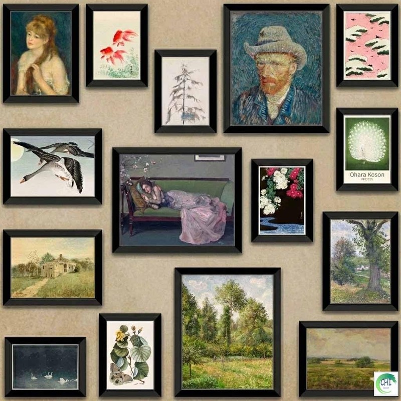 15 Pcs Eclectic Wall Decor Framed, Maximalist Gallery Wall, Colorful Eclectic…