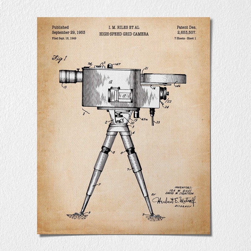 High Speed Camera Poster Print, Photography Decor