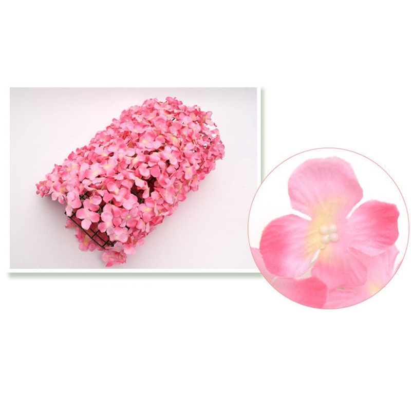 20PCS Artificial Flower Wall Panel Backdrop Silk Fabric Wall Panel Wedding Party