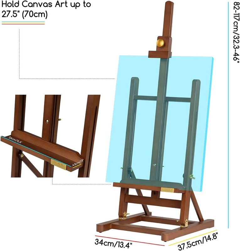 MEN PRO Lar Table Painting Easel - Assembly-Desk Art Easel gallery