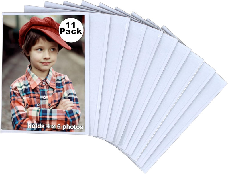 11 Pack Magnetic Photo Sleeves 4×6 Picture Holder Wall Decoration Fridge Magnet