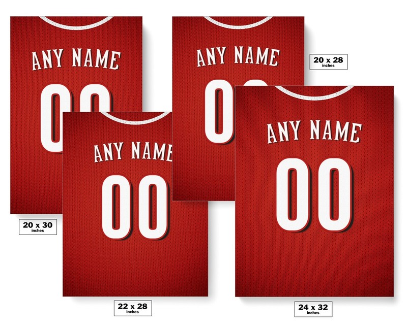 Cincinnati Reds Jersey Print-Personalized NAME & NUMBER Print-FREE US SHIPPING gallery