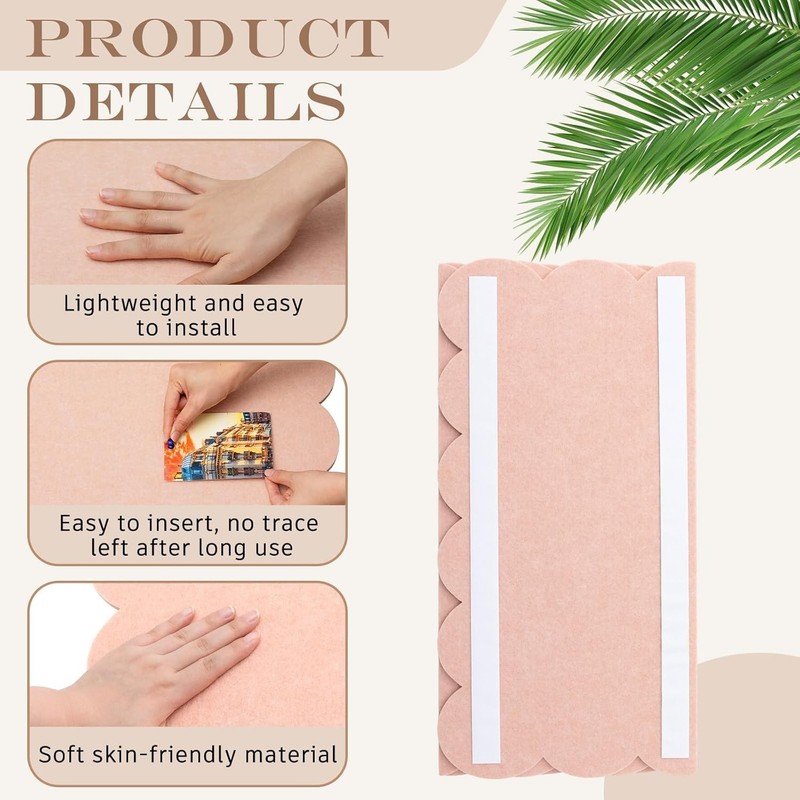Felt Bulletin Board 36x24 Inches Scalloped Edge Pink Wall Magnet Pin Cork gallery