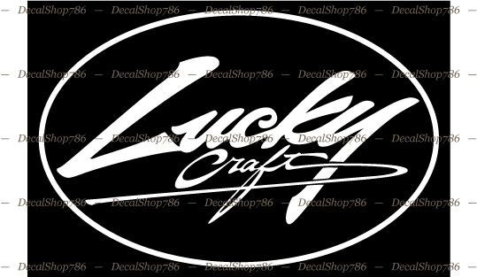 Lucky Craft Fishing Lures – Outdoor – Vinyl Die-Cut Peel N’ Stick Decal/Sticker