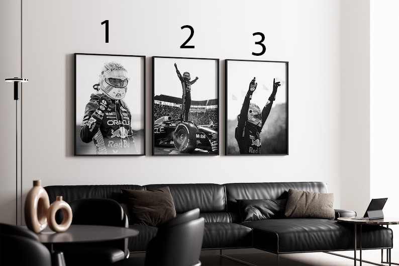 Max Verstappen Poster, Formula 1 Red Bull Poster, Formula 1 Poster, F1 Poster