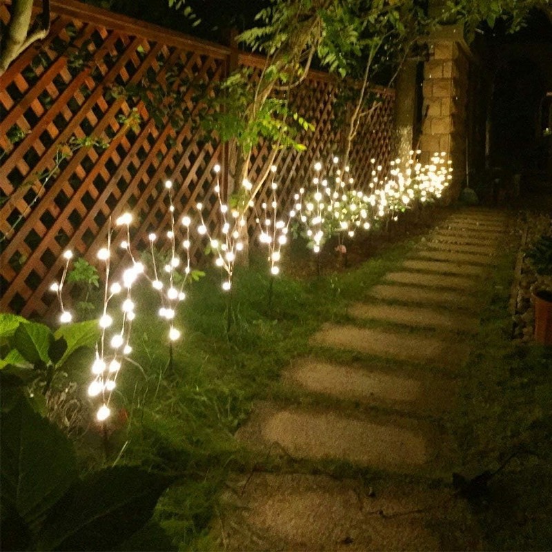 LED Branch Lights, Battery Powered, Warm White, Brown, Plastic, 20 LED, 5 gallery