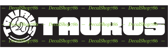 Taurus Firearms – Hunting/Outdoor Sports – Vinyl Die-Cut Peel N’ Stick Decal