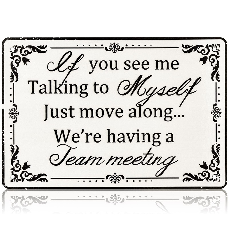 Funny Office Cubicle Decor Funny Office Metal Tin Signs 12 x 8 Inch , If You See