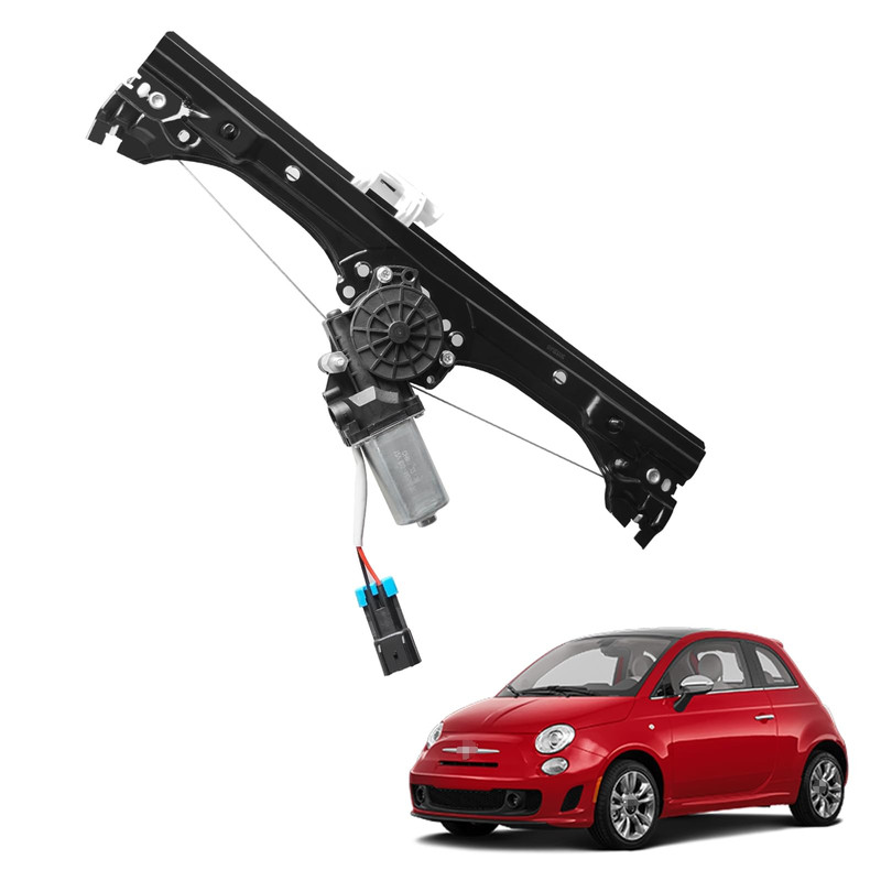 Yiuiy Front Right Power Window Regulator And Motor Assembly Compatible Fiat 500
