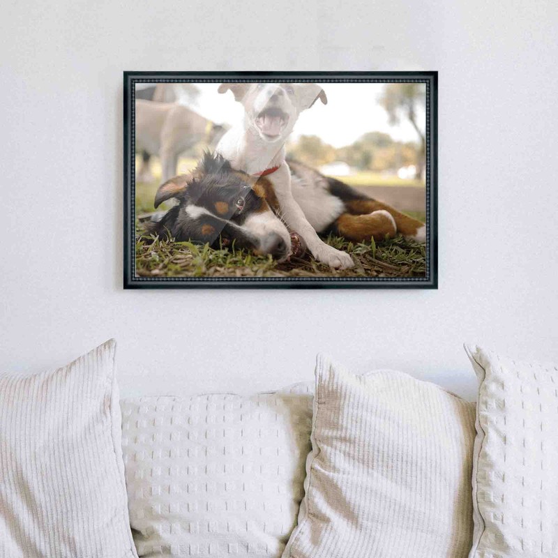 5x11 In Frame Black Real Wood Picture Frame Width 0.75 inches | Interior Frame D gallery