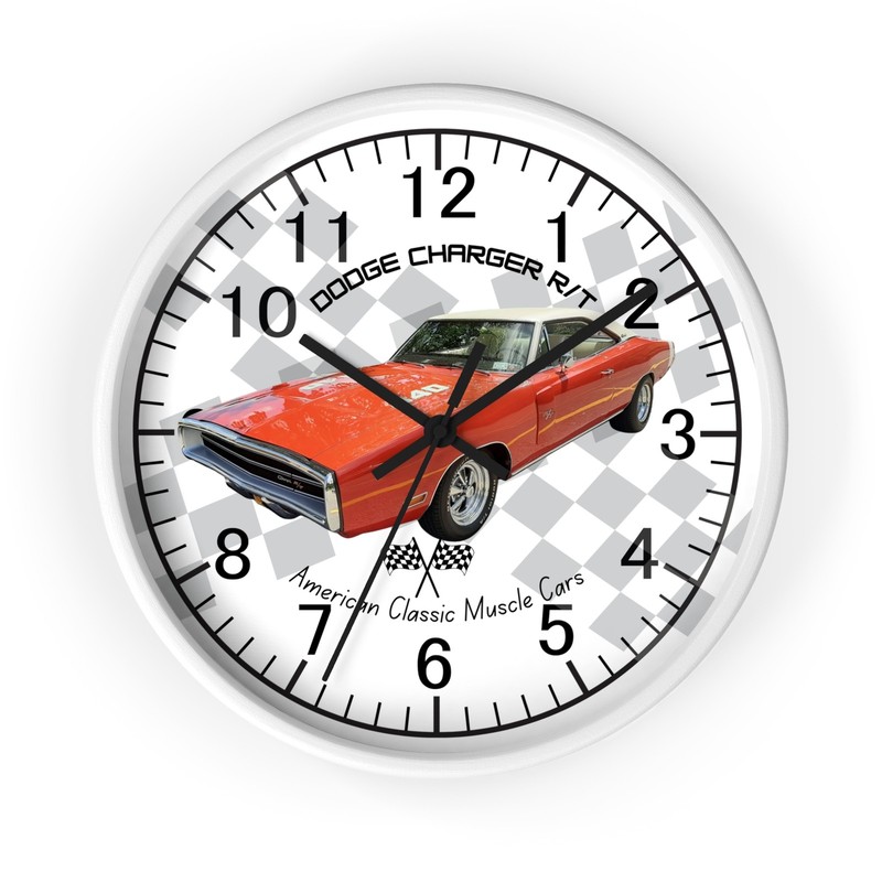 1970 Dodge Charger R/T 440, Wall Clock | Classic Muscle Car Shop Décor