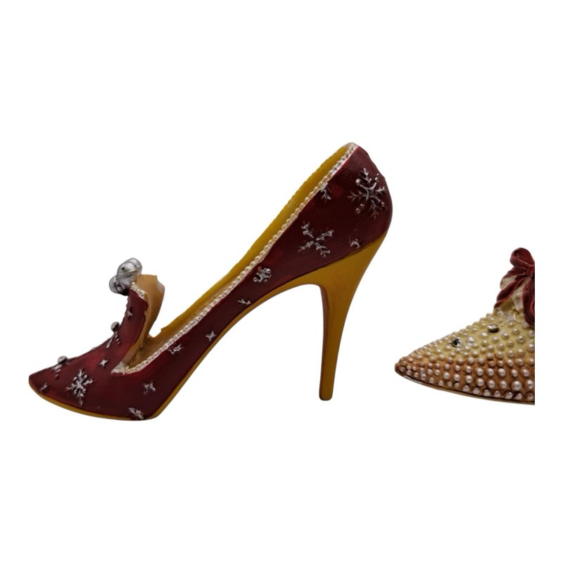 Card Photo Holder Set of 3 Shoes Resin High Heel Fashion Red Fancy Place Holder gallery