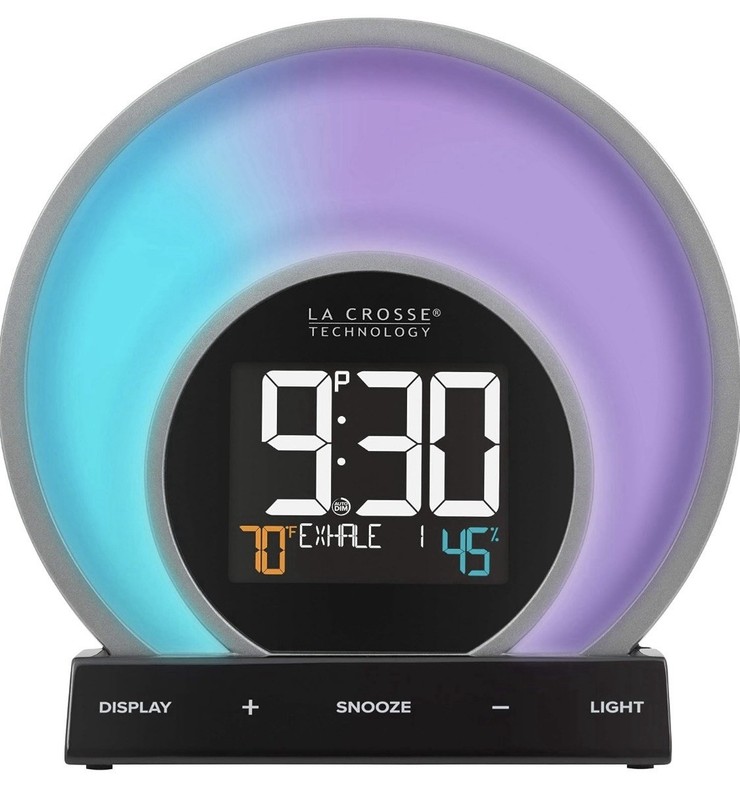 La Crosse Technology Soluna Mood Light Mood Light Alarm Clock USB NEW & SEALED gallery