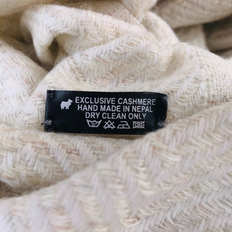 Cashmere Blanket "Laxmi" - Handcrafted From Nepal, Bedspread, Throw gallery