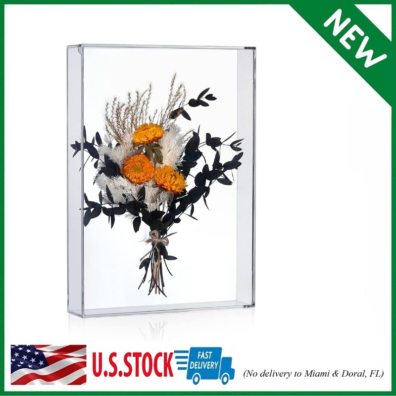 Shadow Box Frame 9×12 Acrylic DIY Display Case All Clear Memory Box