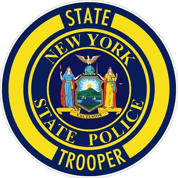 New York State Trooper Reflective Vinyl Decal Sticker NYPD NY State Police