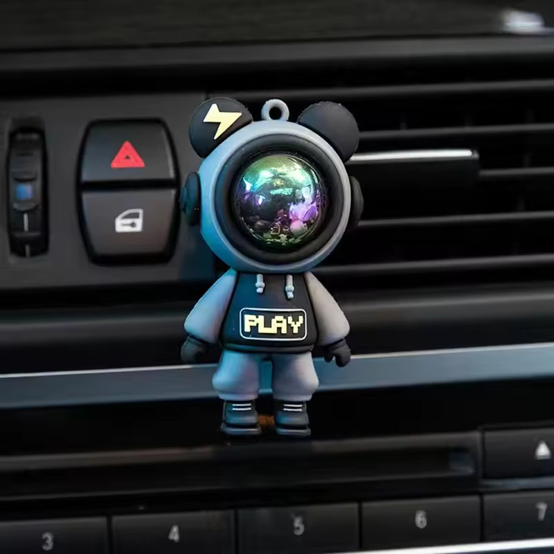 Cartoon Astronaut Car Air Vent Fragrance Tablets Aromatherapy Vent Clip Perfume