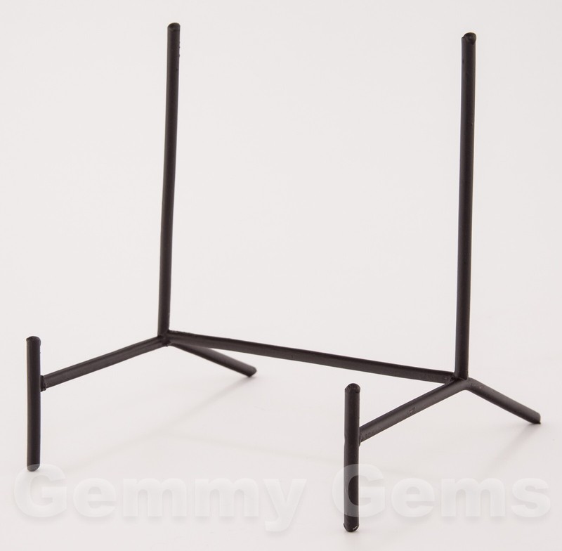 112XL XL Large Black Iron Metal Slab Stand Decor Display Slice Plate Crystal
