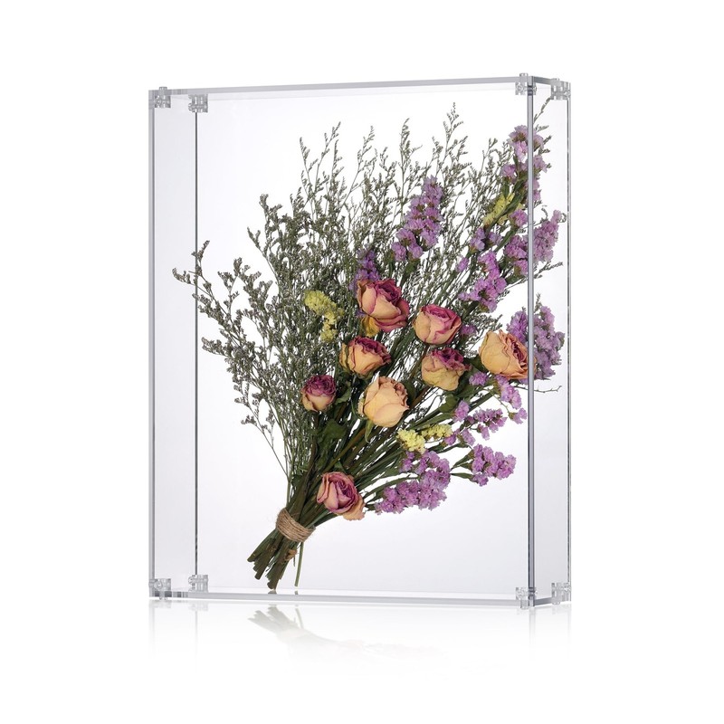 13X16 Acrylic Shadow Box, Assemble Display Case, DIY Tabletop/Wall Mount Display