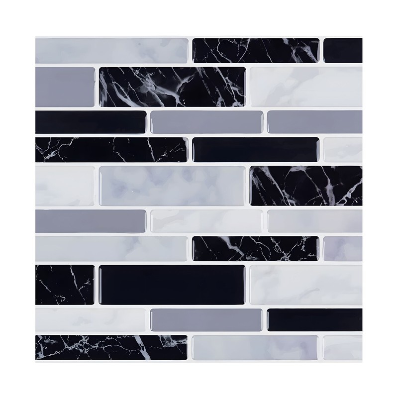 20 30pcs PVC Wall Panels Self-Adhesive Wallpaper Waterproof Living Room Kitchen