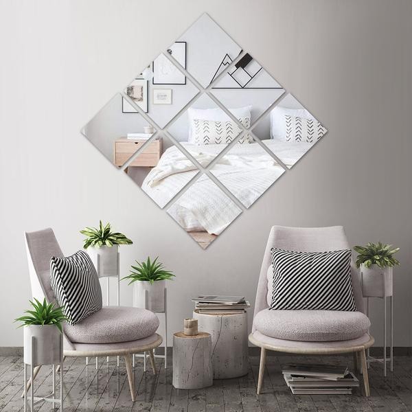 36 pcs 10" Square MIRRORS Wedding Reception CENTERPIECES Wholesale Supplies SALE gallery