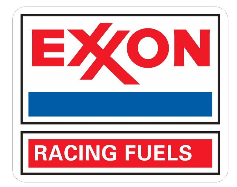 Exxon Racing Fuels Exxon Gasoline Sticker Decal R126