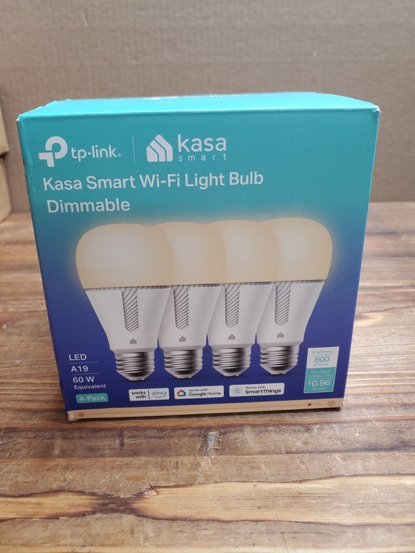 Kasa Smart Light Bulbs that works with Alexa and Google Home, Dimmable