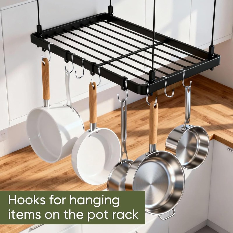 18 Pack Heavy Duty S Hooks for Hanging, Variety Sizes 6 PCS Large 4"/ 6 PCS gallery