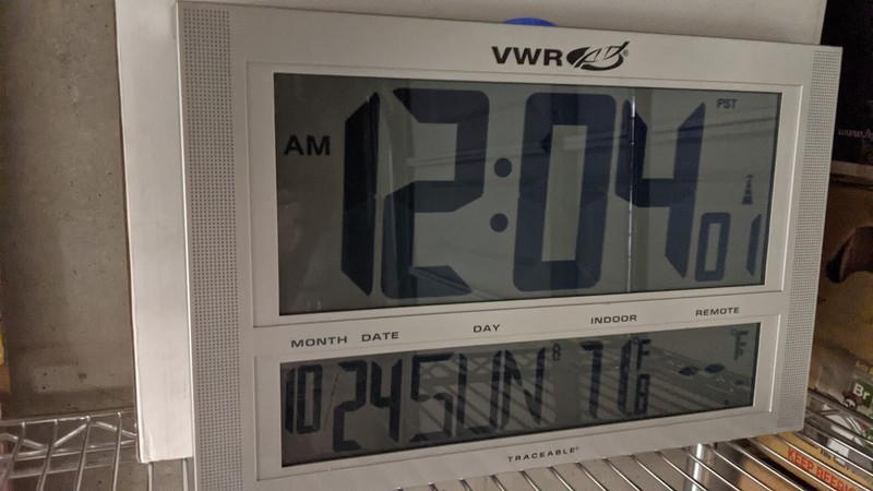 VWR Traceable GIANT-DIGITS Radio-Controlled Atomic Clocks 89087-394 Temperature gallery