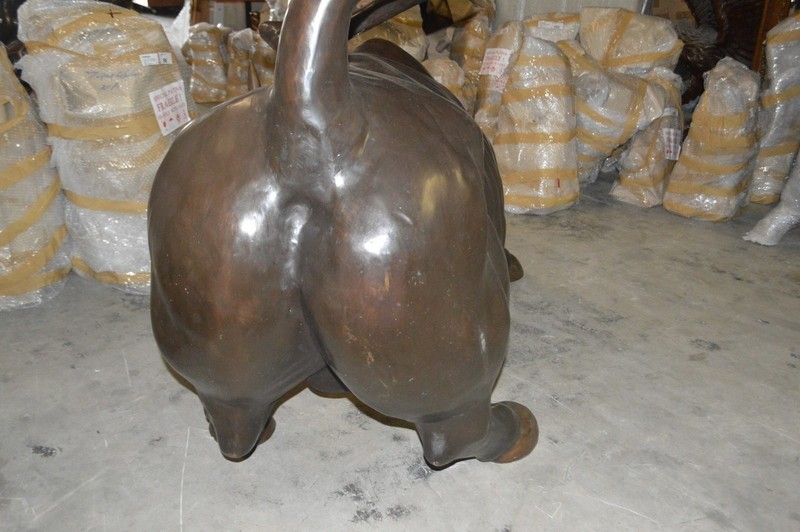 Wall Street Bull - Giant Bronze Statue - Size: 30"L x 82"W x 47"H. gallery