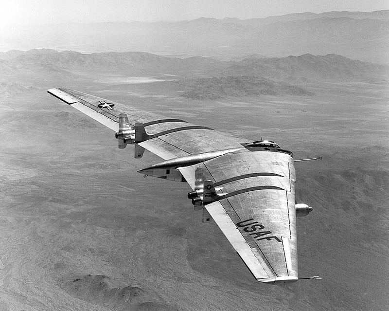 NORTHROP YB-49 FLYING WING IN FLIGHT PHOTOGRAPH PHOTO PRINT