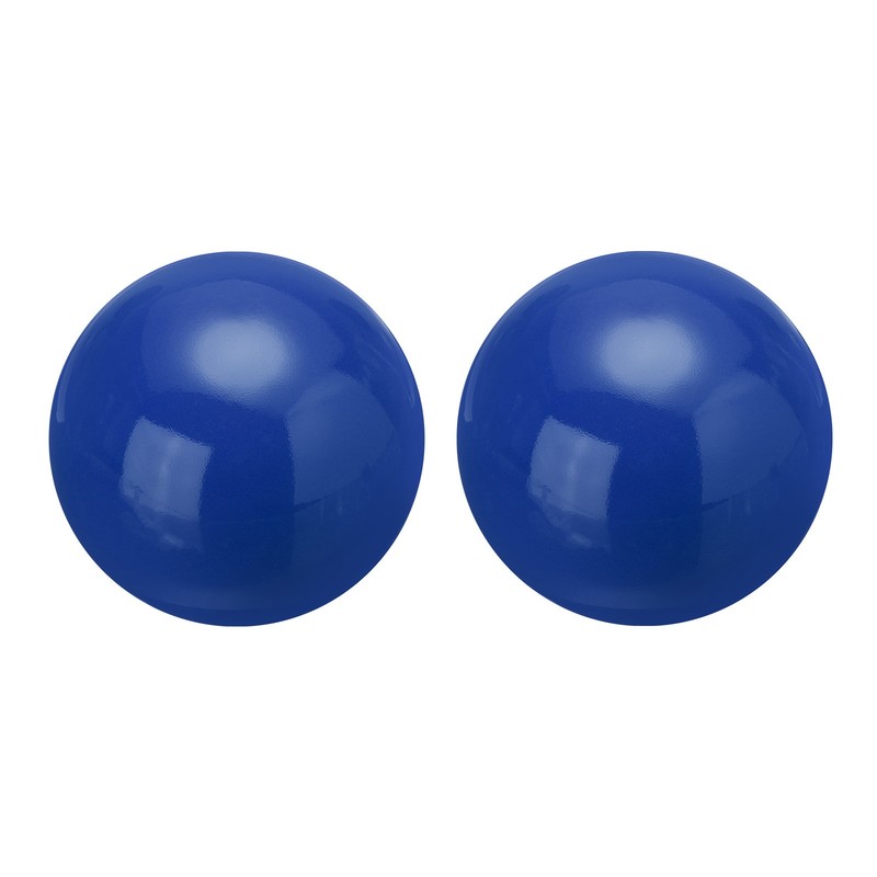 2 Pcs Gazing Ball 2.5 Inch 63mm Reflective Sphere Polished Dark Blue