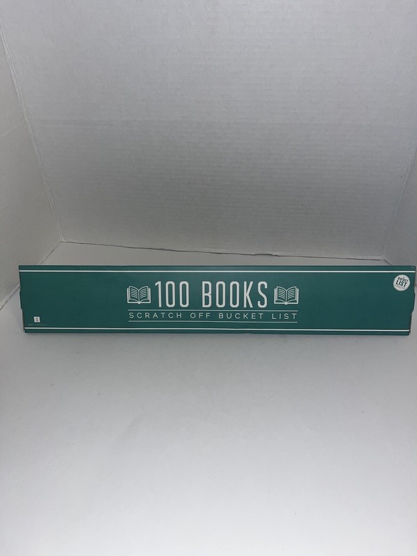 Gift Republic Scratch Off Bucket List 100 Books To Read Poster Challenge Gift