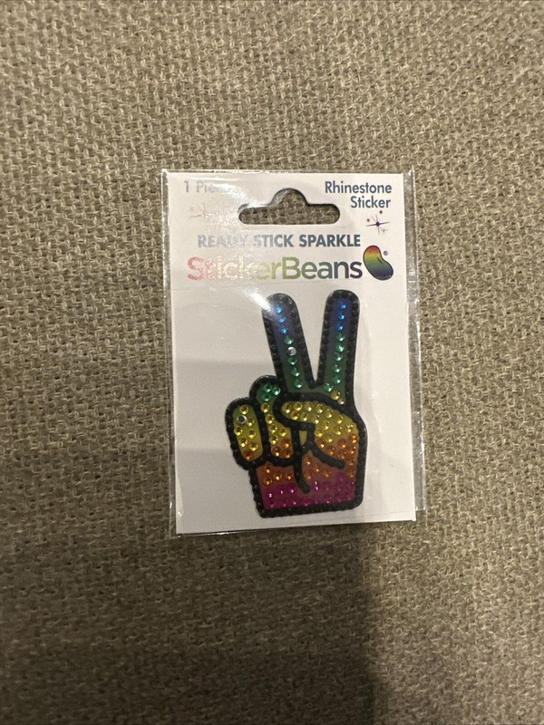 NEW StickerBeans Peace Out 2” Sticker