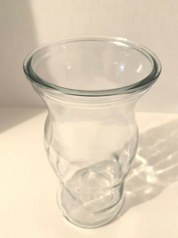 Tall Thick Durable Hour Glass Shape Design Clear Lead Glass Flower/ Floral Vase gallery